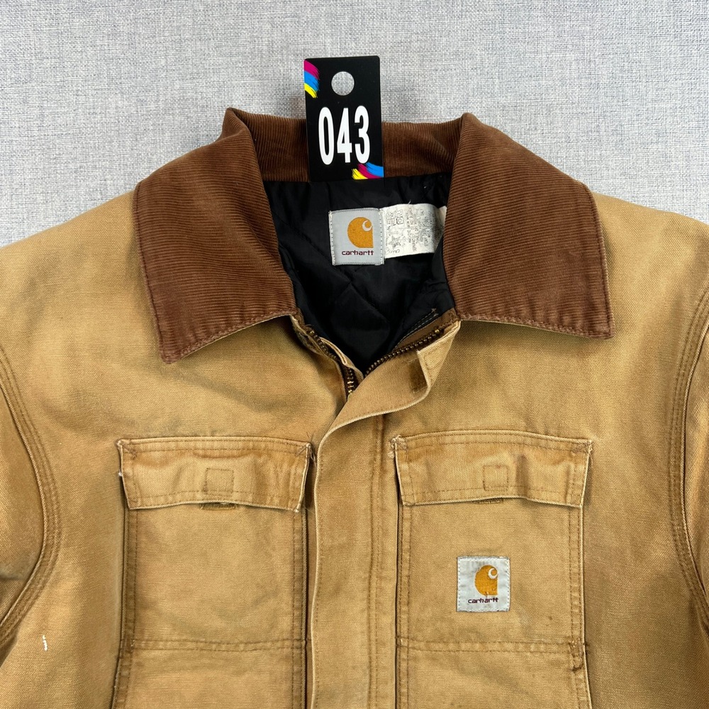 Vintage 90s Carhartt CQ186 Brown Mens 50 XXL Arctic Quilt Lined Jacket USA Made - Picture 16 of 16